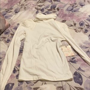 Derek Heart white turtleneck